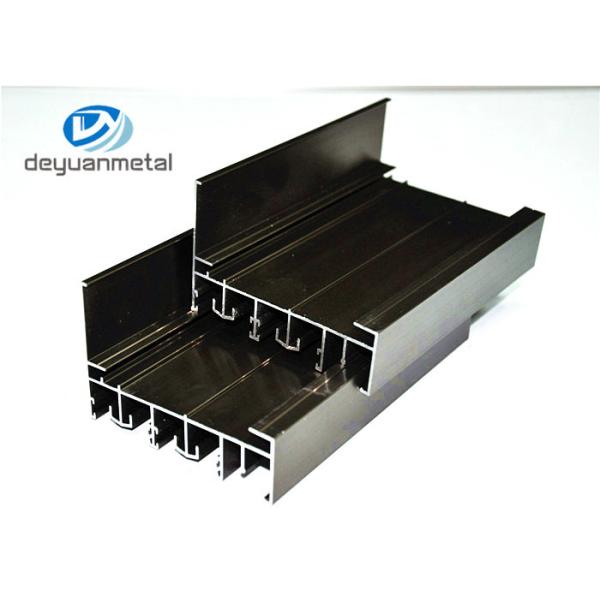 Buy Customized Electrophoresis Aluminium Sliding Profile T5 Temper at wholesale prices