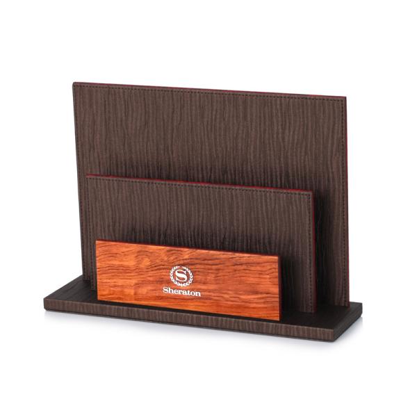 hotel bathroom accesories 210*270*85mm brown acrylic consumable box for 5-star