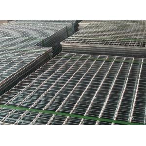 Hot Dipped Galvanized Plain / Serrated Steel Grating For Platform Walkway