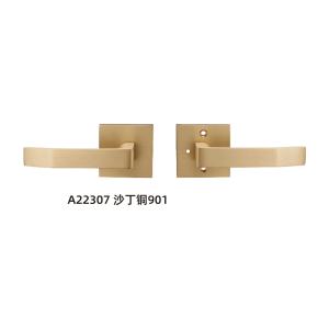 Slim Square Contemporary Internal Door Handles For Home / Bedroom