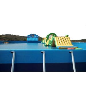 Creative Logo Customized Printed Water Park Floating Water Obstacle Course