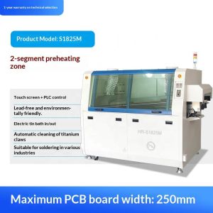 380V 60Hz SMT Mini Automatic Dual Wave PCB Through-hole Precision Wave Soldering