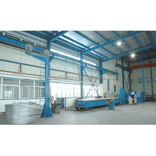 Aluminum Al Rod Drawing Machine with and Inlet Diameter 9.5mm Outlet Diameter 1.7mm