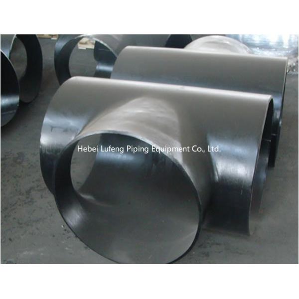 Buy black carbon steel pipe fitting tee & reducer ASTM A234 WPB at wholesale prices