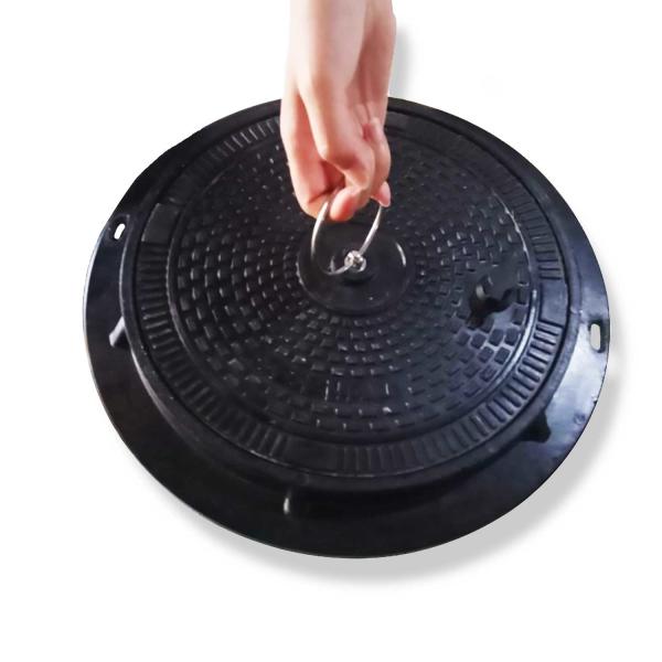 Buy Elite For Telecommunications Well SMC FRP Polymer Sewerage Manhole Cover Distribution at wholesale prices