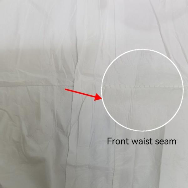 PPE Protective Isolation Hooded Coveralls Without Stick Strip