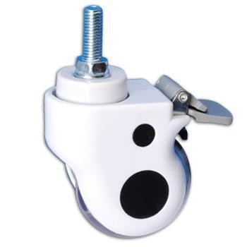 Buy 06-Medical caster Transparent PU cart wheels at wholesale prices