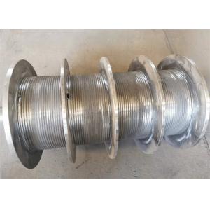 Wall Scrubbing Multi Lbs Grooved Winch Drum Alloy Steel