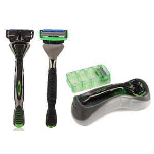 6 Blades razor for shaving , Pace 6 blue lubricating strip Razor Cartridges