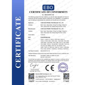 YUSH Electronic Technology Co.,Ltd Certifications