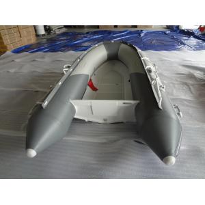China Unique Deep V Bottom Fiberglass Hull Aluminum RIB Boat With Wood Bench Seat on sale
