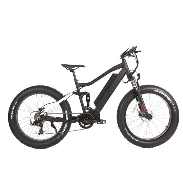 Domanca 48v 1000w Fat Tire Electric Bicycle Aluminum Alloy Frame 26" Full Suspensio