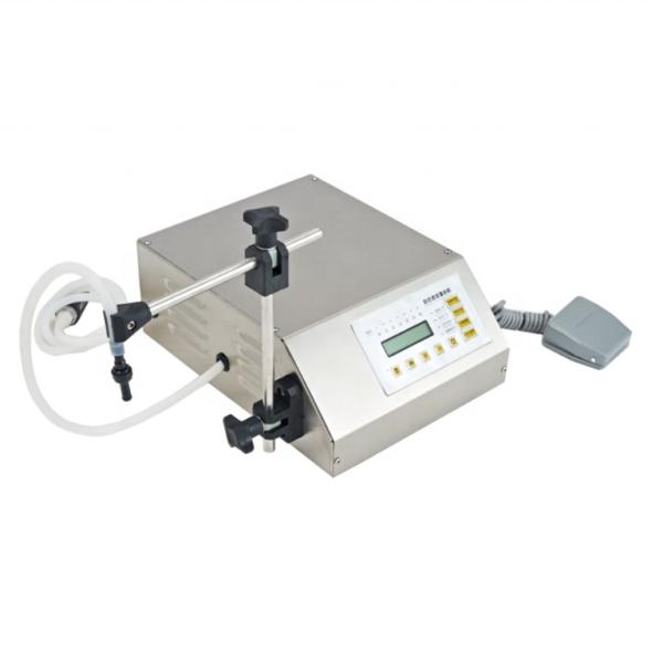 Buy Small Digital Control 3.2 L/min Bottle Liquid Filling Machine for Oil Pouch Packaging at wholesale prices