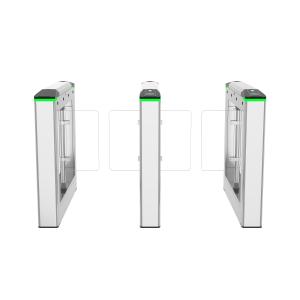 High Speed Pedestrian Swing Gate Turnstile RFID Reader QR Code Scanning