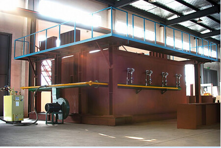 DX8364 Building Component Fire Resistance Test Equipment Vertical Furnace And