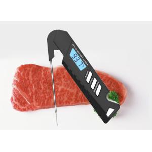Quality Ultra Fast Folding BBQ Meat Thermometer Digital With Backlight Calibration for sale
