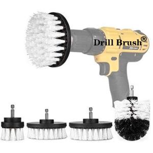 PP 4Pcs Scrub Brush Drill Attachment Kit For Cleaning