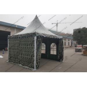 3x3M Aluminum Camouflage Military Army Tent With Transparent PVC Windows