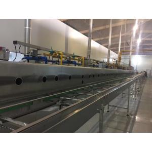 304 Stainless Steel Straight Pan Conveying Slat Chain Conveyor