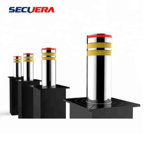Quality Retractable Hydraulic Rising Bollards Automatic Access Control Stainless Steel for sale