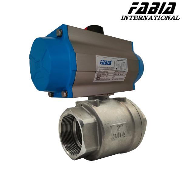 Buy Actuated Pneumatic Ball Valve 2 Inch 4 Inch Hard Seal at wholesale prices