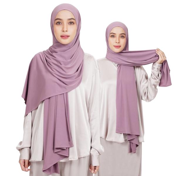 70*180cm Long Plain Colors Dyed Soild Premium Chiffon Lightweight Soft Scarf Hijab Malaysia Spring Shawl