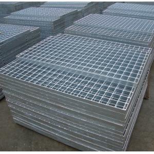 Industrial Grade Steel Grating Panels Interlocking Design For Drainage