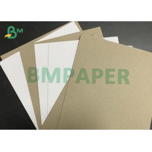 China 700gsm C1S Duplex Cardboard White Coated With Grey Back Planks on sale