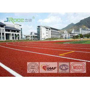 Polyurethane Resin Olympic Running Track , Tartan Track And Field Anti Cracking