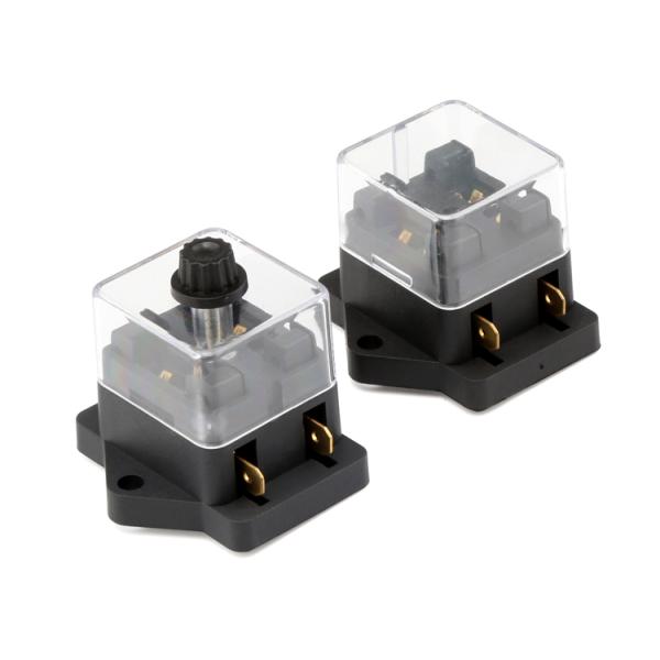 32V DC Fuse Holder Automotive 2 Way Circuit 12 Volt Fuse Block Blade Car Fuse Box