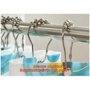 Transparent 3D Shower Curtain With Magnet, Quality Plastic Bathroom Shower Curtain, Holiday Shower Curtain, Bathroom cus