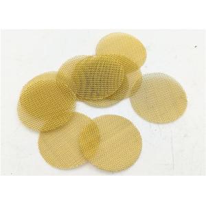 19 20mm Diameter Round Brass Metal Mesh Screen For Smoking Pipe Filter
