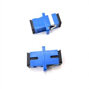 Hot sale high quality Plastic SC simplex fiber optic adapter