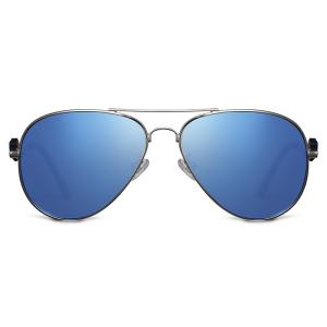 Kids Polarised Glass Sunglasses , TAC Polarized Sunglasses Metal Frame