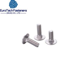 Mushroom Head Square Neck Bolts Carriage Bolt Din 603 Iso 8677 A4-70 8x20 M6 M5