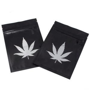 Resealable Black Mylar k Packaging Bag With Window CMYK / Pantone Printing