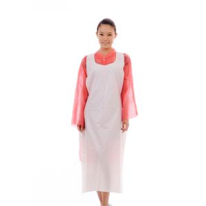 0.08mm Polythene Disposable Plastic Apron With Smooth Surface
