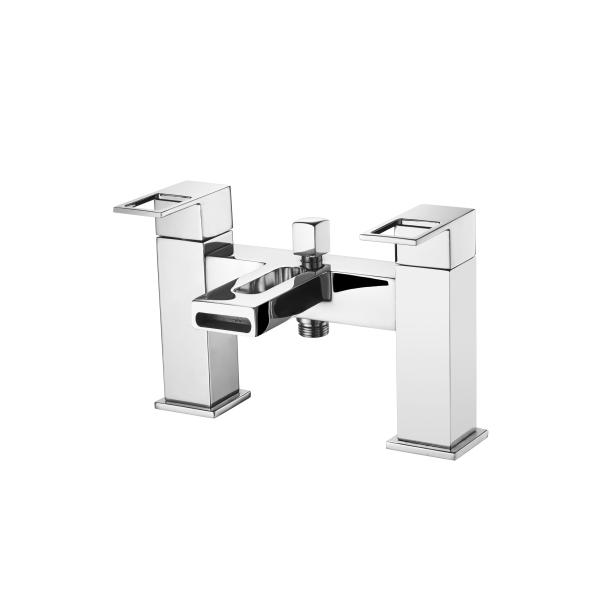 Buy Elegance Brass Bath Shower Mixer Faucet With Chrome Finish at wholesale prices