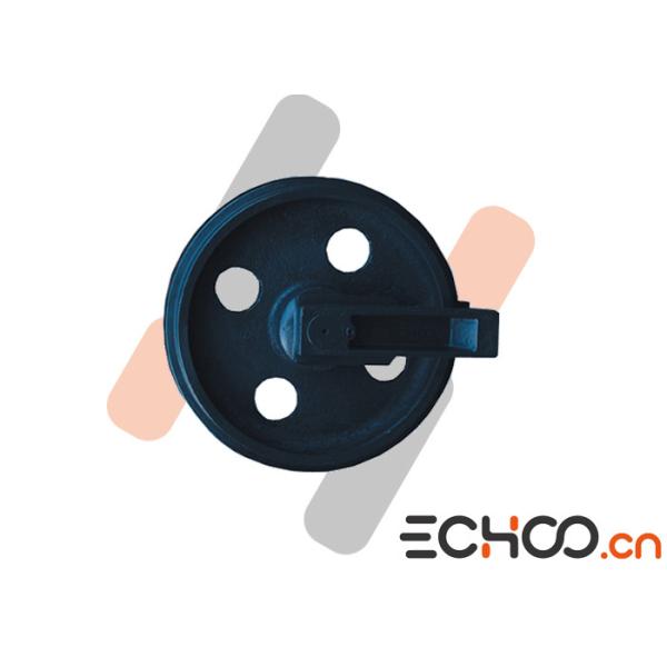 R55 -9 Front Idler Wheel Mini Excavator Undercarriage Parts In Black Color