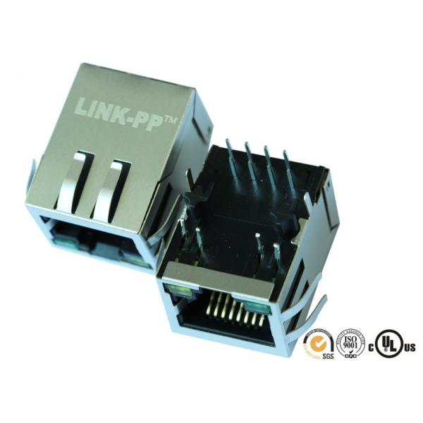 Buy Magnetic RJ45 Jack 101110F9017M440ZA 10 / 100Base-T LPJ0025AGNL For IP Network at wholesale prices