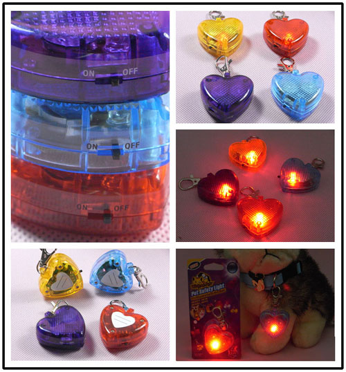 Buy heart shape led pet in tag at wholesale prices
