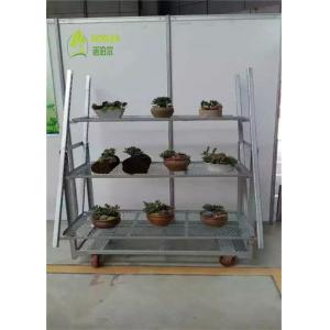 ISO9001 Danish Container Dutch Plant And Flower Display Cart Trolleys