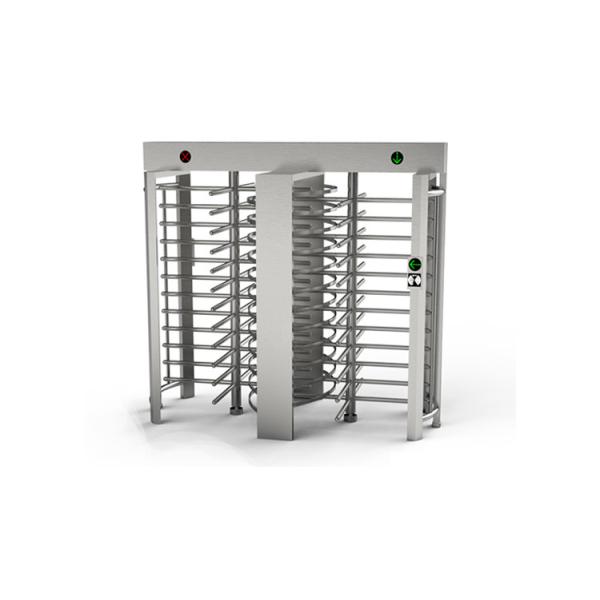 Indoor SS304 4 Sections 90 Degree Full Height Turnstile