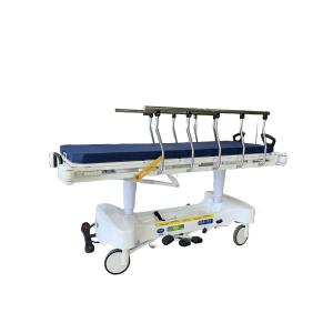 Height Adjustable Hydraulic Emergency Stretcher 2 Layers Hospital Patient