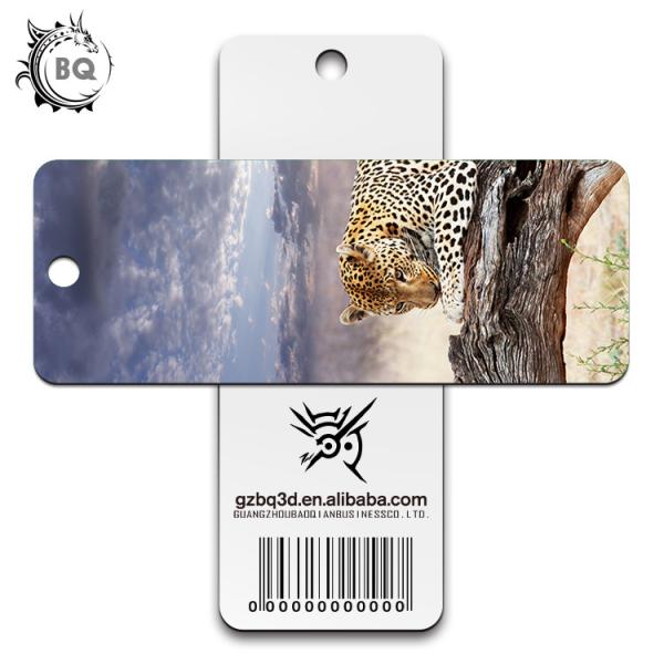 Buy Promotional Plastic PP 3D Lenticular Bookmark Flip Animal UV Printing at wholesale prices