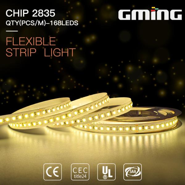 Buy 24W 12/24VDC 2650lm 144LEDs/M SMD 2835 LED Strip 120 Degree at wholesale prices