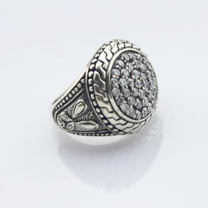China Designer Jewelry 925 Sterling Silver Ring with Cubic Zircon(R39) on sale