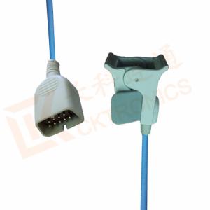 Nihon Kohden SPO2 Probe Sensor 9 Pin Reusable SpO2 Sensors Pediatric Finger Clip