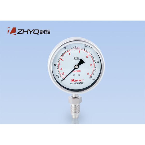 Diaphragm Homogenizer Pressure Gauge , Stainless Steel Pressure Gauge High