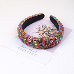Stylish Crystal Ladies Hair Bands TiesDiamond Hairband Baroque Bling Rhinestone
